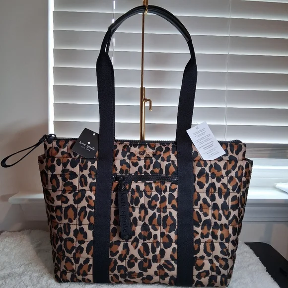 NWT Kate Spade Camden Spotted Leopard Tote - Picture 2 of 12